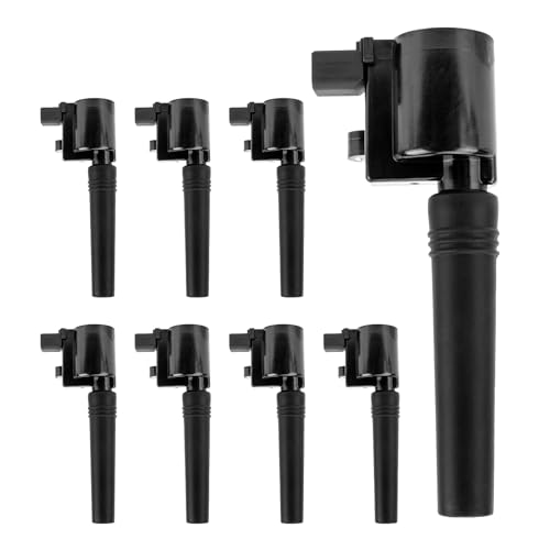 Image of PHILTOP FD506 Ignition Coil Pack, Set of 8 Compatible with LS 2000-2006, S-Type 2000-2003, Thunderbird 2002-2005