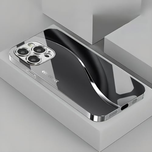 Coque iPhone 17 Pro Max en verre trempé à courbure électroplaquée haut de gamme