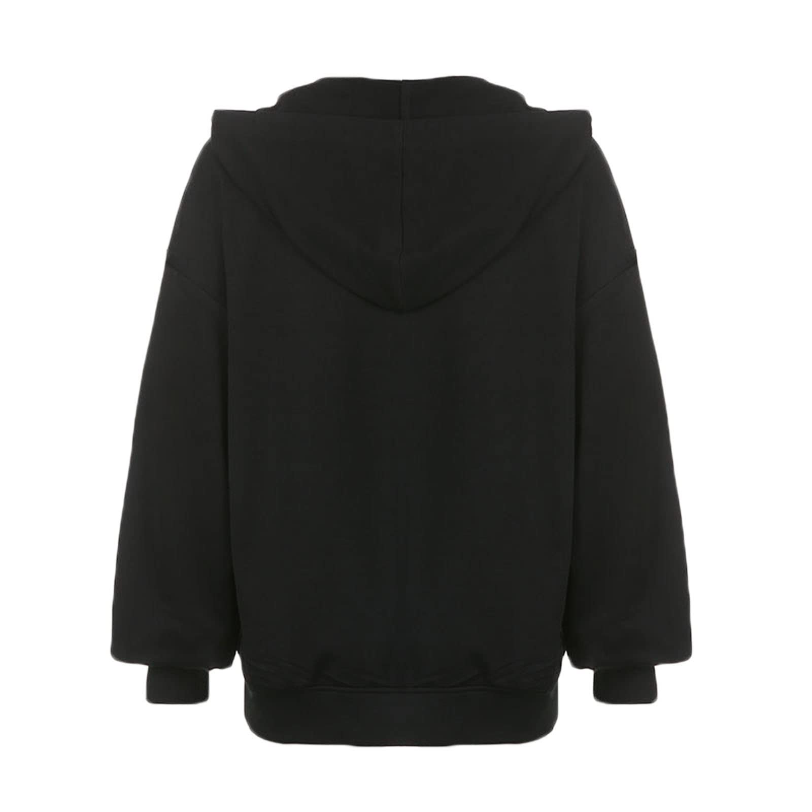 FeMereina Fairy Grunge Clothes Alt Emo Clothing Y2k Kapuzenpullover mit Reißverschluss übergroßes Kapuzen-Sweatshirt Harajuku Ästhetische Jacke