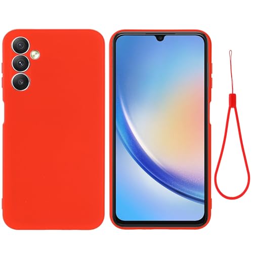 Coque Samsung Galaxy A24 protection arrière fine et robuste anti-rayures Rosso