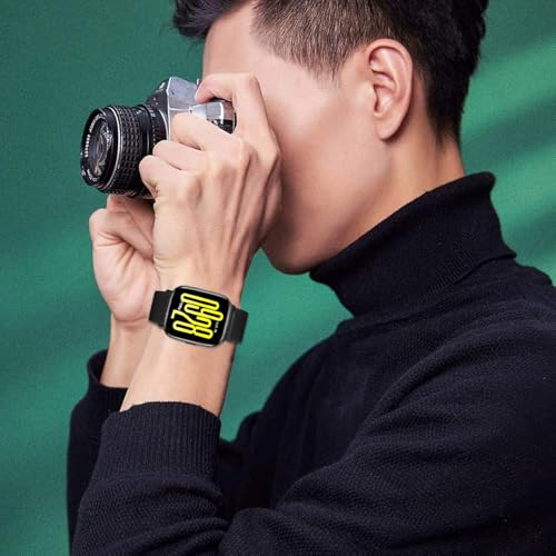 Issinlky Nylonowa pleciona opaska do Redmi Watch 5 Lite/5 Active, elastyczny pasek 22mm do inteligentnego zegarka Xiaomi Redmi Watch 5 Lite/5 Active