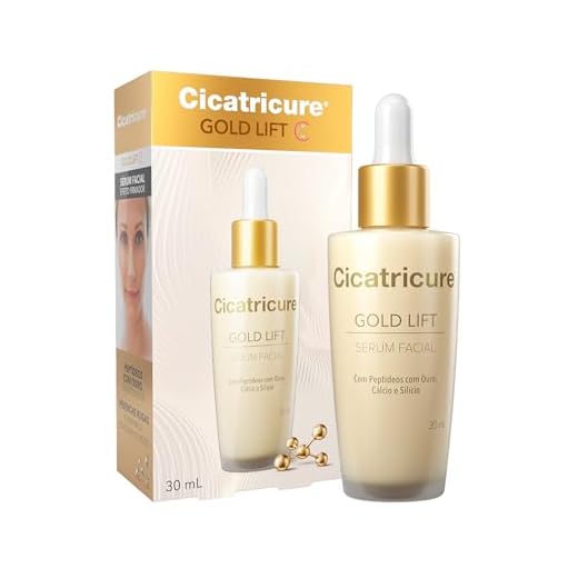 Cicatricure GOLD LIFT Sérum Facial efeito FIRMADOR, aumenta a elasticidade e firma a pele do rosto, com CÁLCIO, SILÍCIO E PEPTÍDEOS COM OURO, 30ml, Cicatricure, Branco