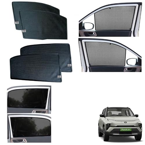Image of WolkomHome Car Accessories Fix Curtain Window Shades Half Curtains Sunshade for Punch Ev 2024