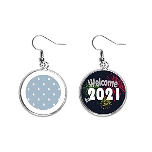 Pendientes de plata con diseño de nube de lluvia y acabado elegante