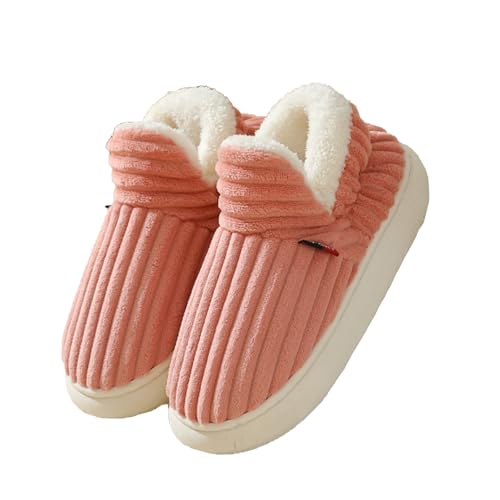 Slipper Booties Ankle for Women Warm Fuzzy House Shoes Anti-Slip Thick Sole Winter Cloud Slippers for Indoor Outdoor
