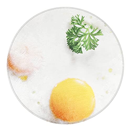 FANOYOL Food Egg Blanket, Novelty Gifts Funny Blanket Double Sided Giant Circular Egg Blanket for Adults and Kids (70 inches)