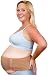 Dr. Flink Maternity Belt Pregnancy Support Abdominal #1 Recommended Waist/Belly band Brace Abdomen Lumbar & Lower Back Pain Relief Support, Easy Fit, Breathable Adjustable Binder One Size, Beige