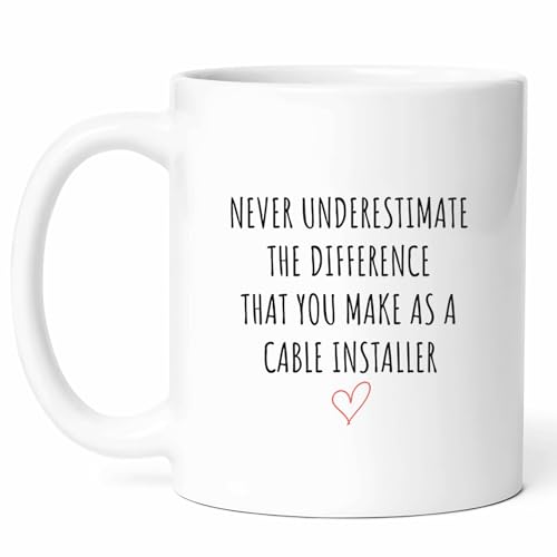 Cable Installer Appreciation Mug 11oz Ceramic Gift