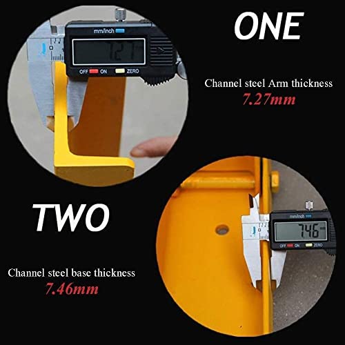 Parking Lock Parking Lock Channel Steel Material Parking Pile Surface is Made of Epoxy Polyester Sprayed Material Triangular Footprint Fixed Parking Lock for Commercial Or Private Use – Bild 4