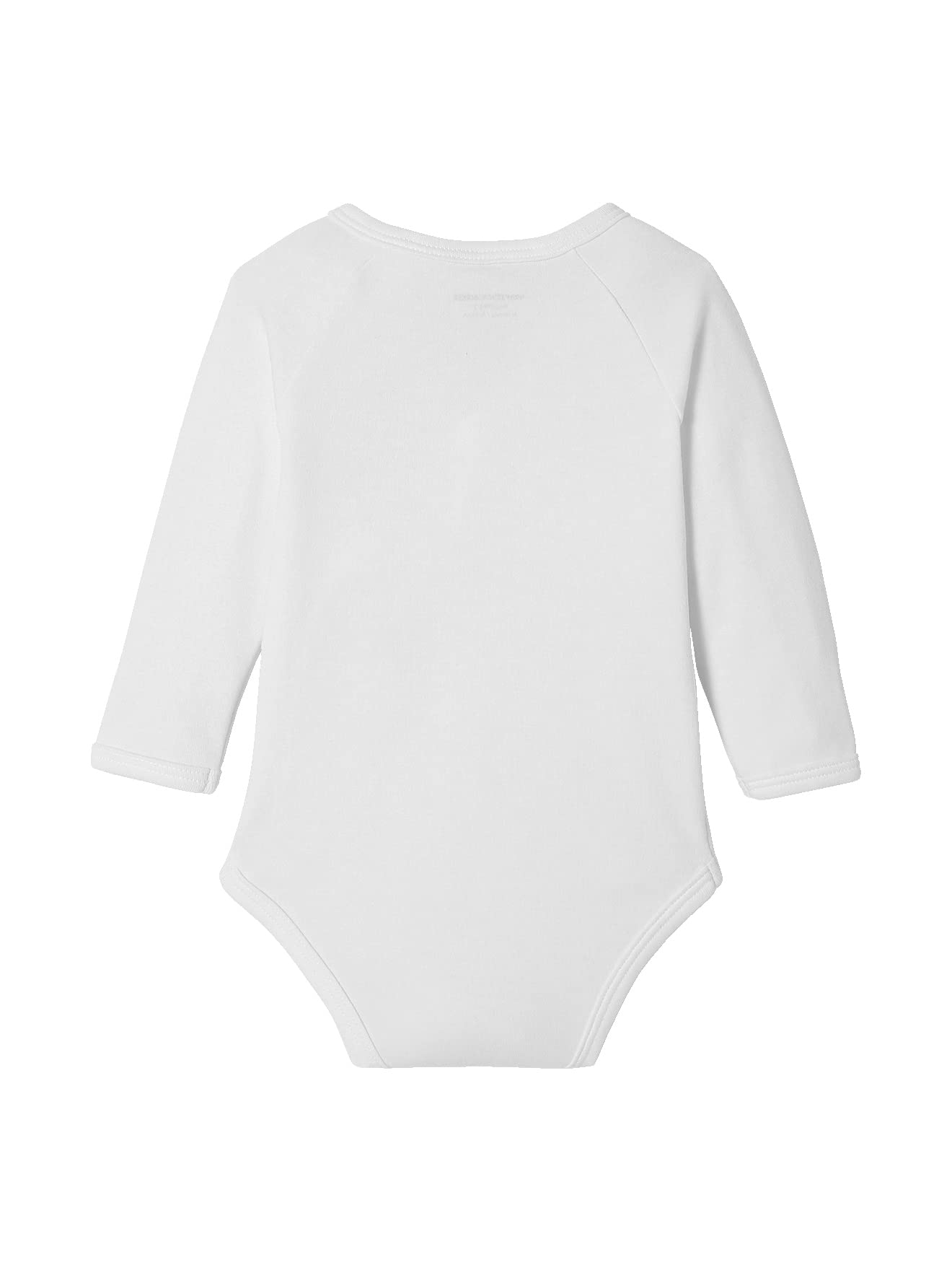 VERTBAUDET Lot de 5 bodies bébé manches longues ouverture naissance BASICS