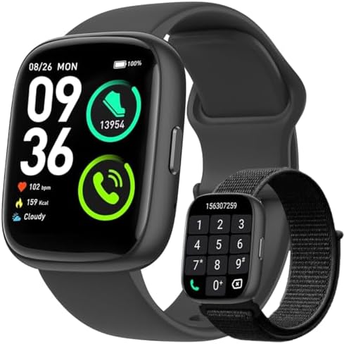 Relogio Smartwatch Masculino e Feminino,Tela HD de 1,8" Relógio S...