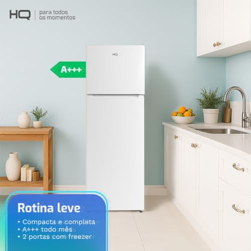 Geladeira Refrigerador HQ Defrost 290 Litros Branco HQ-290RDF 127V