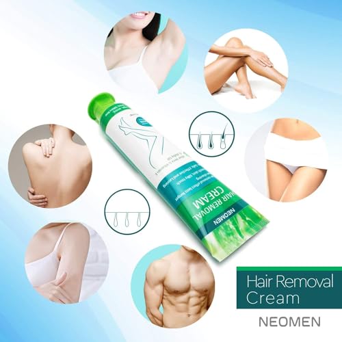 Neomen NEOMEN-HKSDFG Hair Removal Cream For Men & Women : Painless Depilatory For Sensitive Skin & Intimate Areas, Moisturizing With Aloe Vera & Vitamin E, Safe For Face, Underarms, Bikini thumb #2