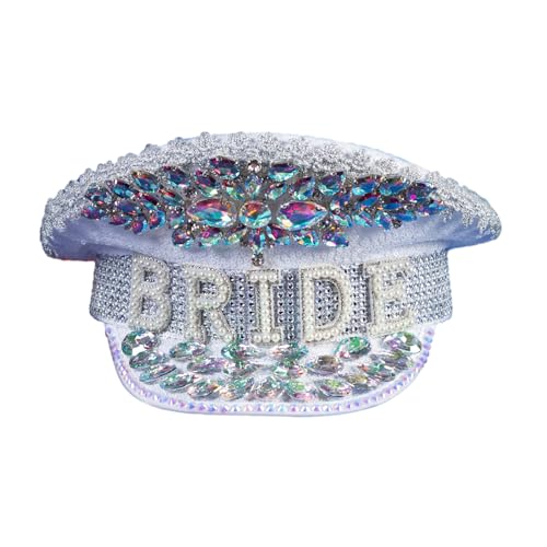 Chapeau de mariage strass pour un enterrement de vie de jeune fille mémorable