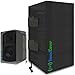 2 (Two) Large Outdoor Speaker Covers Bags - Fits Definitive Technology AW 6500, Klipsch AW-650, Polk Audio 8 SDI, Pyle 6.5 Outdoor Speakers - (MAX Size: Height 15 X Width 9.45 X Depth 11 Inch)