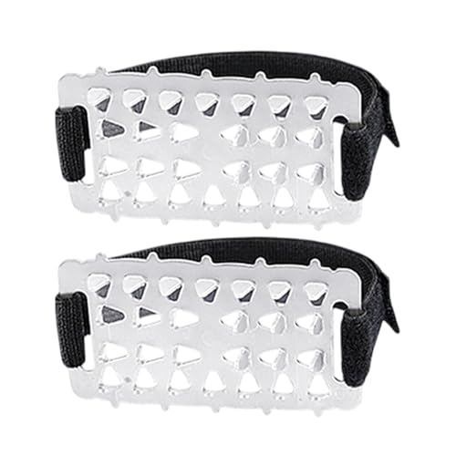 Crampones De Hielo - Puntas De Hielo Para Zapatos | Botas De Invierno De Acero Inoxidable Con Puntas De Hielo | Asas De Hielo Para Zapatos Y Botas | Crampones De Tracción Antideslizante Para Mar