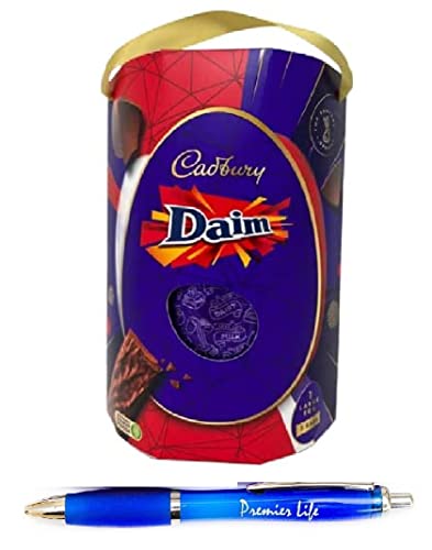 Cadbury Daim Chocolate Easter Egg 239g with Premier Life Store Pen