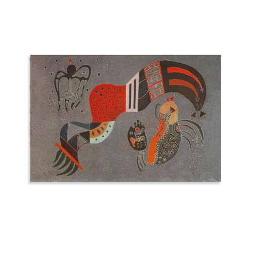 Impression sur toile Wassily Kandinsky Elan pour salon - 60x90cm