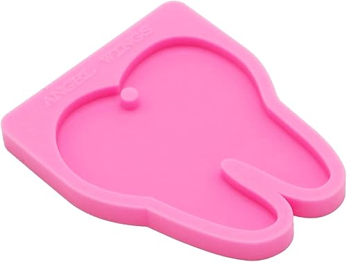 Miniatura 4 de Moldes de silicona con forma de diente brillante brillante para hacer llavero, molde de arcilla polimérica, collar hecho a mano, joyería de resina