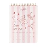 Kokonote Desk Calendar 2026 - Coquette Calendar 2026 Month To View | Monthly Desk Planner, Desktop Gifts Under 15 Pounds | Cute Gifts For Friends