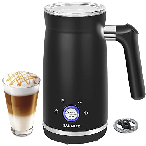 Reviews de Productos de limpieza para vaporizadores de leche los 5 más buscados. 47 SANGKEE Espumador de Leche Vaporizador Automática, 4 en 1 Calentador de Leche Frío/Caliente, para Café con Leche, Capuchino, Macchiato, Chocolate,Gran Capacidad 300ml, 500W