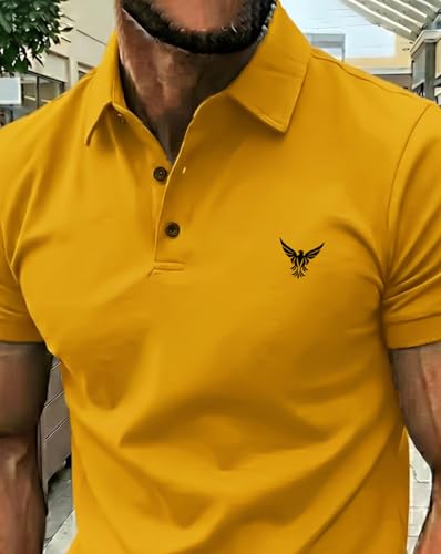 Image of AUSK Polo T-Shirt for Men || Half Sleeves Neck Polos Men Tshirt
