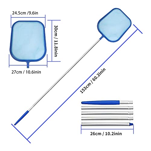 Homesen Suprimentos e acessórios para piscinas Piscina Skimmer Net com remoção de poste telescópico