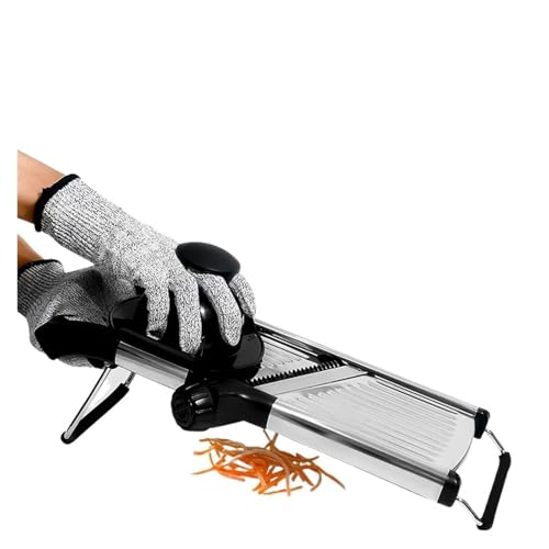 Cortadora ajustable de acero inoxidable para vegetales miniatura 1