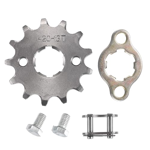 QUARKZMAN Piñón Delantero 1Pc Para Motocross Atv Acero