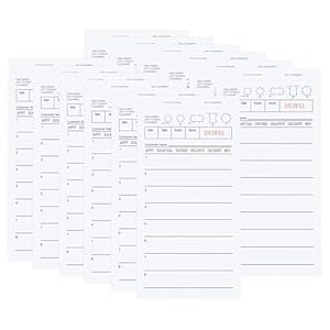 Officeva WE600 Weiße Gäste-Scheckbücher, 12 Stück