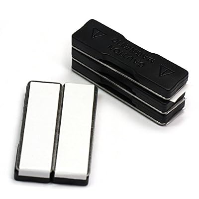 CMS Magnetics Name Badge Magnets BM-2Mag-2, Magnetic Badge Attachments for Magnetic Name Tags, 3M Adhesive Back Plates Included, 100 Sets