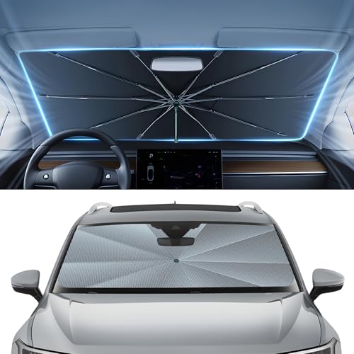 Autorder Windshield Sun Shade Umbrella for 2018-2024 Volkswagen VW Tiguan Accessories,Upgraded Ice...