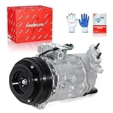 PHOBOOS A/C compressor with Clutch Compatible with Cadillac ATS 2013-2019, CTS 2014-2019 & Chevrolet Camaro 2016-2022, L4 2.0L/2.5L, Fast Cooling, Low Noise, Easy Installation, Ref. 68321