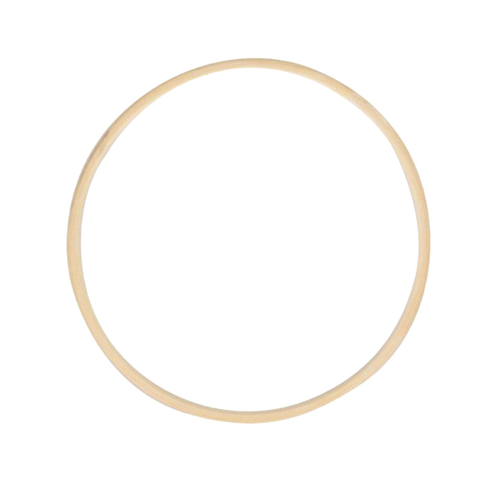 Cerchio da ricamo in bambù, rotondo, in bambù naturale, per punto croce, acchiappasogni, macramè, da appendere alla parete, artigianato artistico fai da te (40 cm)