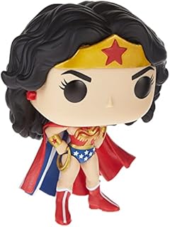 Funko POP Heroes: Wonder Woman 80th-Wonder Woman (ClassicW/Cape)
