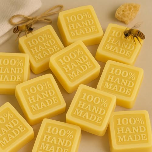 Image of Yellow Bees Wax Cosmetic Raw Material, Blocks (250g) | Cosmetic Safe | Make candles, lip balm, lotions, soaps and external application body care products