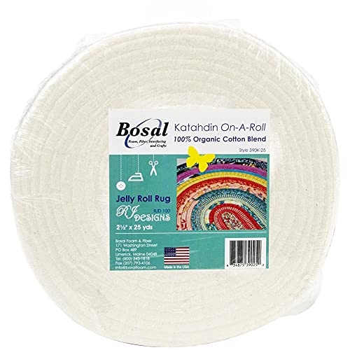 Cotton Blend Batting Bosal Katahdin On A Roll 2.5