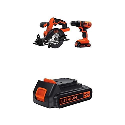 BLACK+DECKER 20V MAX Drill and Circular Saw Kit