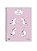 Produktbild LANDRE 400099005 Collegeblock A4 Yoga for unicorns 10er Pack kariert mit Doppelrand Einhorn-Notizblock