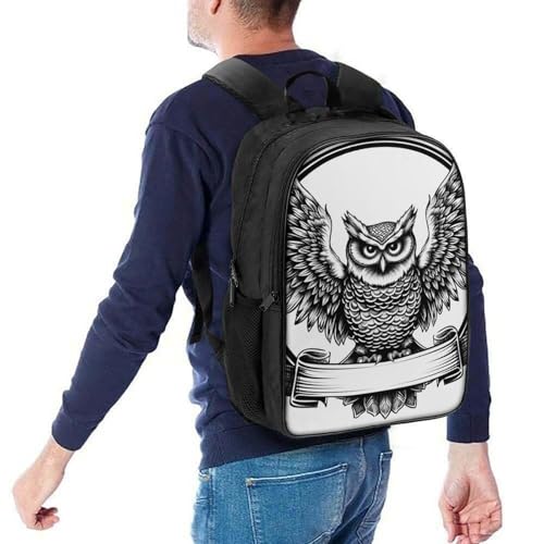 Mochila escolar de búho 3D idónea para excursiones y viajes de niños 5
