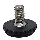 Project Patio 5/16-18 Adjustable Furniture Leveling Feet Screw in Glides for Table and Chair Legs - 16 Pack