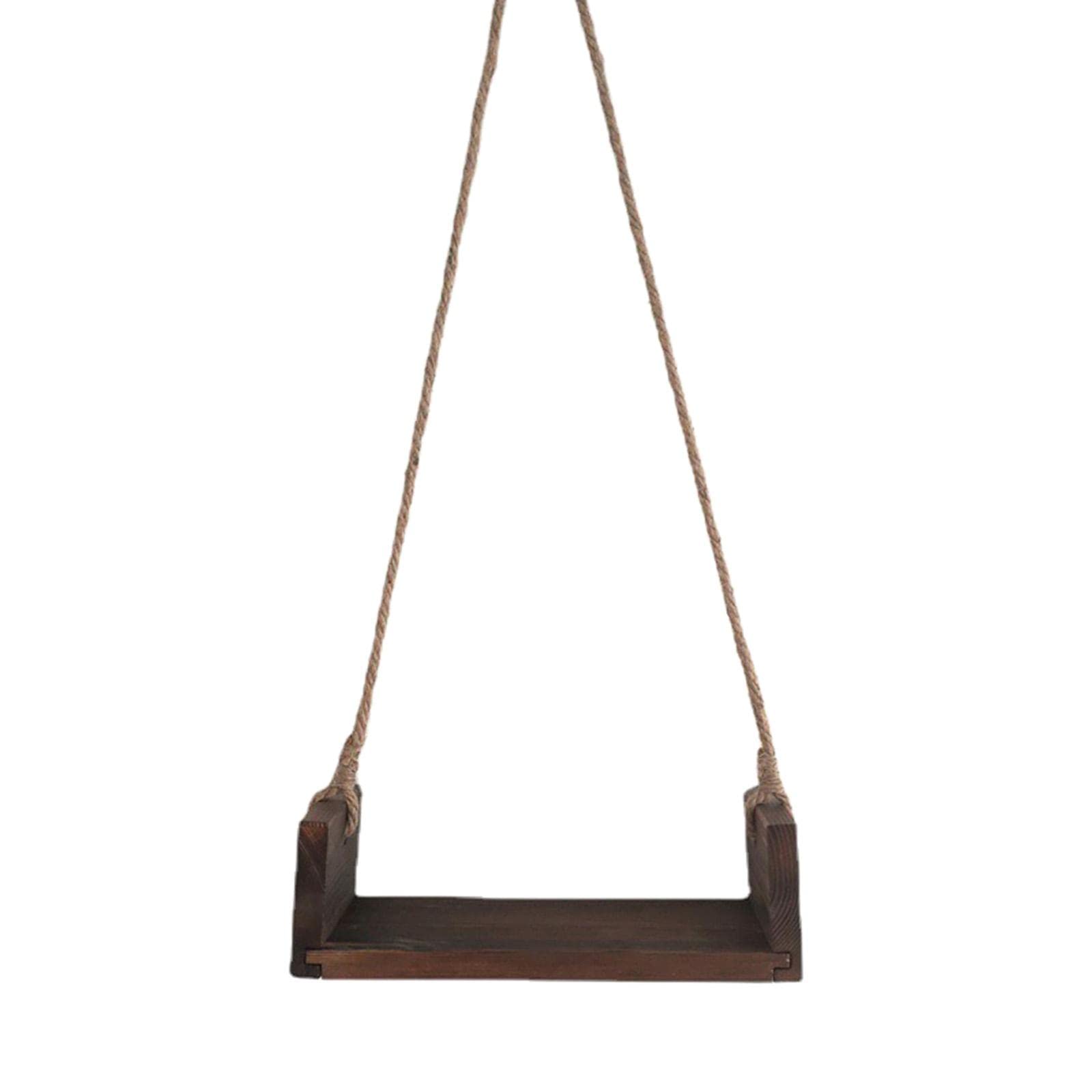 Wooden Baby Swing for Infants, Photography Accessories for Outdoor and Indoor Use, Coffee
