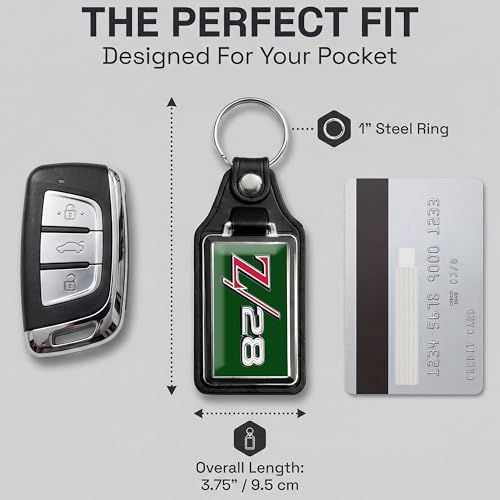 Image of Brotherhood Car Key Chain for Camaro - Classic Models Keychain for Men and Women Gift Key Ring - -