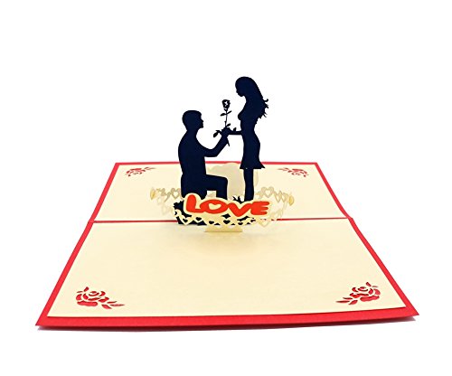 3D Pop Up Greeting Cards For Girlfriend Boyfriend Wife Husband #TOP2