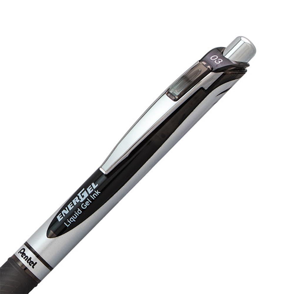 Pentel EnerGel RTX Gelstift – 0,5 Mm Nadelspitze, Violette Tinte, Schnell Trocknend & Glatt