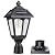 Solar Post Lights Outdoor, Solar Lamp Post Light, Aluminium Solar Powered Dusk to Dawn Outdoor Post Lights with Pier Mount Base, Perfect for Outside Yard Garden Pole Pillar, 100 Lumens (Warm White) ?