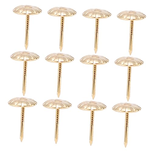 Gogogmee 500Pcs Antique Sofa Nails Decorative Furniture Tacks for Upholstery Material for DIY Projects and Home Decoration Golden
