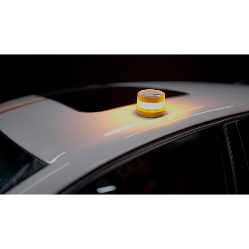 OSRAM LEDguardian Road Flare Signal V16 IoT, luz de Advertencia LED certificada DGT 3.0, Uso obligatorio en España, 1900K, localización en Tiempo Real (Paquete de 2)