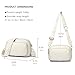 Imagen de GUDIDBAG Bolsos bandolera Mujer Cuero PU Bolso de Hombro Mujer Bolsos de mano Correa Ancha Ajustable Y ExtraíBle Beige