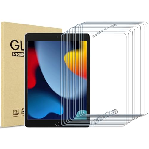 Film Protection d'Écran iPad 10.2 ProCase Anti Rayures sans Bulles Verre Trempé